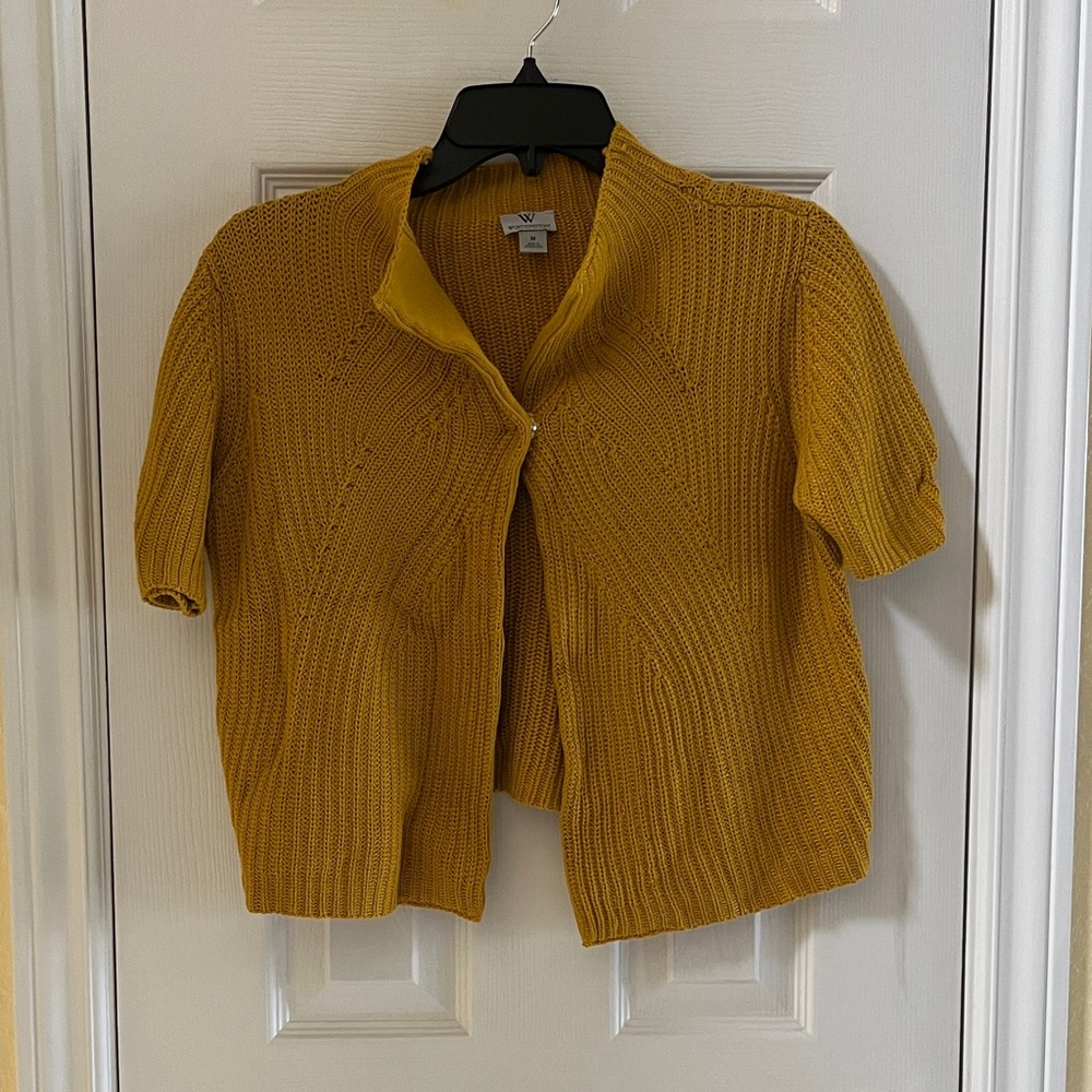 Worthington Mustard Cardigan Sweater